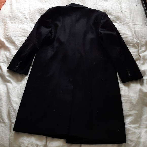 London Fog Black Wool Coat - Picture 2 of 3